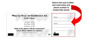 Play for Free Raffle Ticket